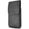 Kožené puzdro FIXED Posh Pocket s klipom, veľkosť 5XL, čierne