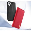 Kožené puzdro Dux Ducis Hivo z pravej kože na karty a dokumenty pre iPhone 14 hnedé