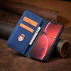Pouzdro Magnet Fancy Case pro iPhone 14 Pro s výklopným krytem a stojánkem modré