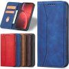Pouzdro Magnet Fancy Case pro iPhone 14 Pro s výklopným krytem a stojánkem modré