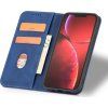 Pouzdro Magnet Fancy Case pro iPhone 14 Pro s výklopným krytem a stojánkem modré