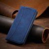 Pouzdro Magnet Fancy Case pro iPhone 14 Pro s výklopným krytem a stojánkem modré