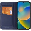 Puzdro Dux Ducis Skin X2 pre iPhone 14 Pro Max s magnetickou chlopňou modré