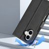 Dux Ducis Lawa kožené pouzdro pro iPhone 16 - černé