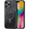 Pouzdro Dux Ducis Aimo Mag s MagSafe a stojánkem pro iPhone 16 Pro Max - černé