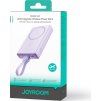 Powerbanka Joyroom JR-PBM01 magnetická 10000mAh 20W se stojánkem + Lightning kabel - USB-C - fialová
