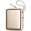 Powerbanka Joyroom JR-PBF27 22,5 W 10 000 mAh s dvoma vstavanými káblami - zlatá
