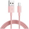 Dátový kábel Joyroom Colorful S-2030M13 USB-A / Lightning 2,4A 2 m - ružový