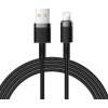 Datový kabel Joyroom Liquid Silikonu N2 USB-A / Lightning 2,4A 1,2 m - Černý