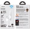 Dátový kábel Joyroom s tekutým silikónom N2 USB-A / Lightning 2,4A 1,2 m - biely