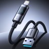 Joyroom S-A16 Pro Prism Series 3A USB-A - Lightning kabel s displejem 1,2 m - černý
