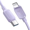 Kábel Joyroom Multi-Color Series A14 USB-C / Lightning 20W 1,2 m - fialový