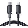 Kabel Joyroom Multi-Color Series A14 USB-C/Lightning 20W 1,2 m - černý