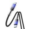 Kabel Joyroom S-A42 Crystal-Clear Series 60W USB-C - USB-C 1,2 m - černý