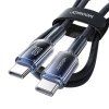 Kabel Joyroom S-A42 Crystal-Clear Series 60W USB-C - USB-C 1,2 m - černý