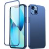 Kryt Joyroom 360 Full Case pre iPhone 13 + ochranné sklo z tvrdeného skla modré (JR-BP927 modré)