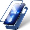 Joyroom 360 Full Case predný a zadný kryt pre iPhone 13 Pro Max + ochranné sklo z tvrdeného skla modré (JR-BP928 modrý)