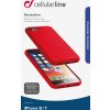 Ochranný silikonový kryt Cellularline Sensation pro Apple iPhone 7/8/SE (2020/2022), červený