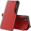 Elegantní pouzdro Eco Leather View Case s stojánkem pro iPhone 13 Pro Max červené
