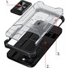 Crystal Ring Case Kickstand Tough Rugged kryt pro iPhone 13 Pro Max zelený