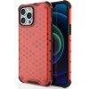 Kryt Honeycomb s TPU Bumperem pro iPhone 13 Pro Max červený