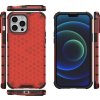 Kryt Honeycomb s TPU Bumperem pro iPhone 13 Pro Max červený