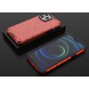 Kryt Honeycomb s TPU Bumperem pro iPhone 13 Pro Max červený