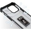Crystal Ring Case Kickstand Tough Rugged kryt pro iPhone 13 Pro Max modrý