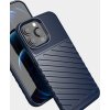 Pouzdro Thunder Case Flexible Tough Rugby Cover TPU pro iPhone 13 Pro Max modré