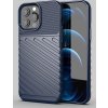 Pouzdro Thunder Case Flexible Tough Rugby Cover TPU pro iPhone 13 Pro Max modré