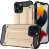 Hybrid Armor Case Tough Rugby Cover pro iPhone 13 Pro Max zlatý