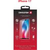 SKLO SWISSTEN FULL GLUE, COLOR FRAME, CASE FRIENDLY PRO APPLE IPHONE 17 ČERNÉ