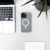 Trblietavý kryt MagSafe kompatibilný pre iPhone 17 Pro - polopriehľadný