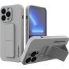 Silikonové pouzdro Wozinsky Kickstand Case se stojánkem pro iPhone 13 mini, šedé