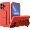 Silikonové pouzdro Wozinsky Kickstand Case se stojánkem pro iPhone 13 červené