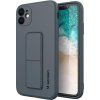Silikonové pouzdro Wozinsky Kickstand Case se stojánkem pro iPhone 11 Pro Max, tmavě modré