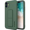 Silikonové pouzdro Wozinsky Kickstand Case se stojánkem pro iPhone 12 Pro Max tmavě zelené