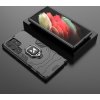 Puzdro Wozinsky Ring Armor pre Samsung Galaxy S23 Ultra, magnetický držiak a krúžok, čierne