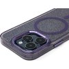 Wozinsky Glitter Case MagSafe pro Samsung Galaxy S24 FE - fialový s třpytkami