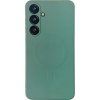 Silikónový kryt Wozinsky Liquid Silicone Case MagSafe pre Samsung Galaxy S24 FE – zelený