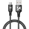 Wozinsky kábel USB - microUSB 2,4A 1m čierny (WUC-M1B)