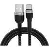 Wozinsky WNBAC2 USB-A / USB-C 2.4A kábel 2 m - čierny