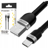 Wozinsky WNBAC1 USB-A / USB-C 2.4A kábel 1 m - čierny
