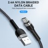 Kabel Wozinsky WNBAC1 USB-A / USB-C 2,4A 1 m - černý