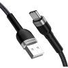 Wozinsky WNBAC1 USB-A / USB-C 2.4A kábel 1 m - čierny