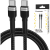 Kabel Wozinsky WNBCC1 USB-C / USB-C PD 65W 1 m - černý