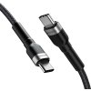 Wozinsky WNBCC1 USB-C / USB-C PD 65W kábel 1 m - čierny