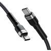 Kabel Wozinsky WNBCC1 USB-C / USB-C PD 65W 1 m - černý