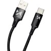 Wozinsky kábel USB - USB typu C 2,4A 2m čierny (WUC-C2B)