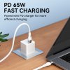 Kabel Wozinsky WSTCC1 USB-C / USB-C PD 65W dlouhý 1 m - bílý